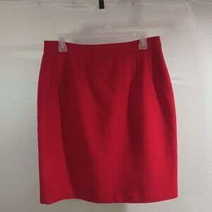 Korinna Petite Women's 14 Red Pencil Skirt